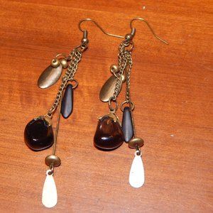 Tribal Stone Drop Earrings